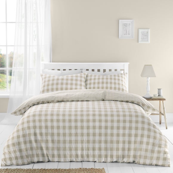 Catherine Lansfield Gingham Duvet Cover Set