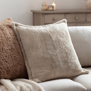Furn. Kallu Faux Fur Reversible Square Cushion