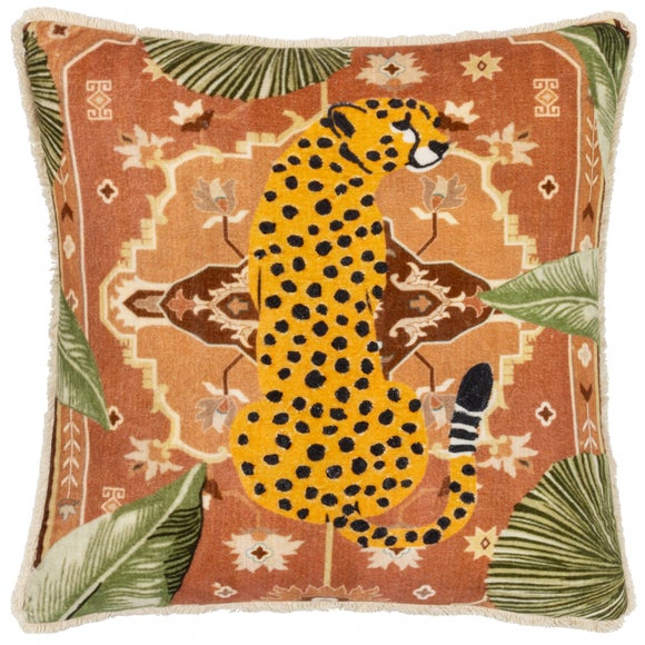 Kilim Cheetah Square Cushion