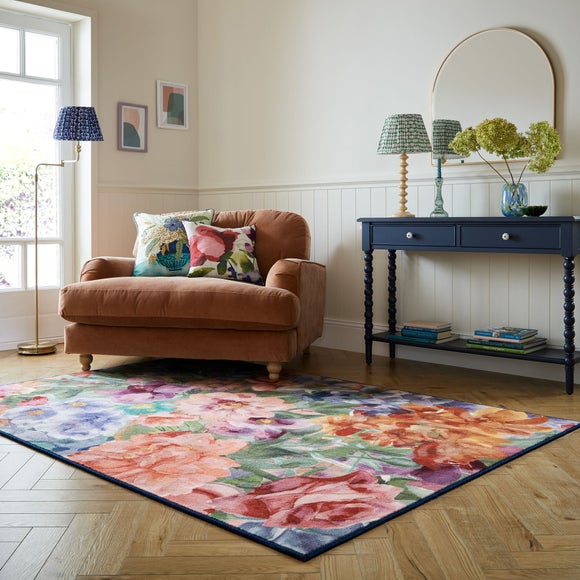 Primrose Floral Wool Rug