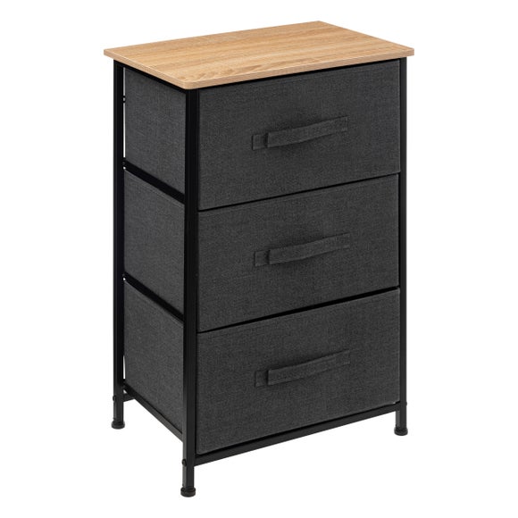 Click to view product details and reviews for Tissa Grey 3 Drawer Storage Unit.