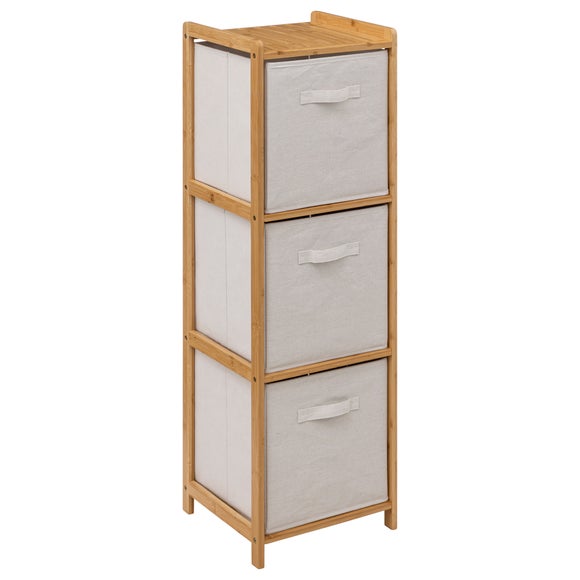 Click to view product details and reviews for Tissa White 3 Box Storage Unit.