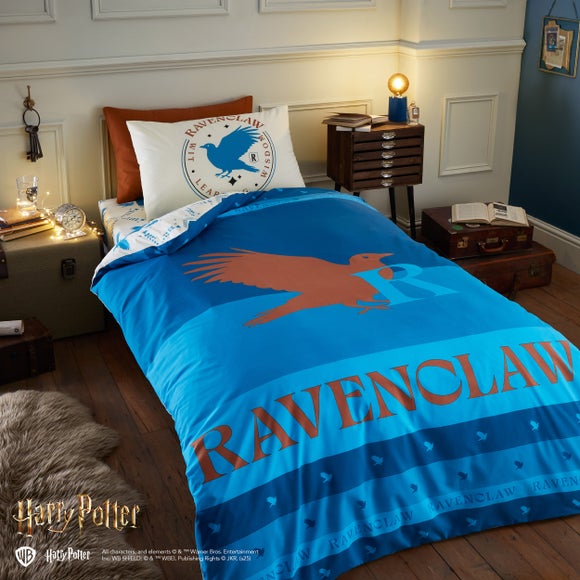 Harry Potter Ravenclaw Reversible Duvet Cover And Pillowcase Set