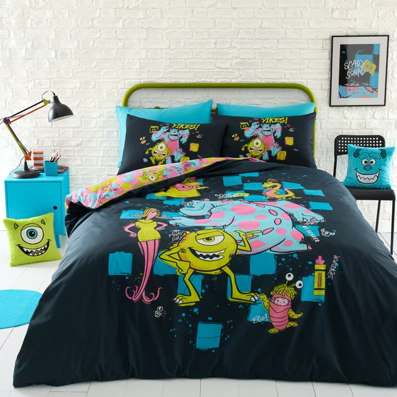 Disney Monsters Inc Reversible Duvet Cover And Pillowcase Set