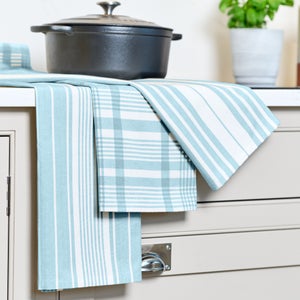 Dexam Love Colour Set Of 3 Extra Large Tea Towels