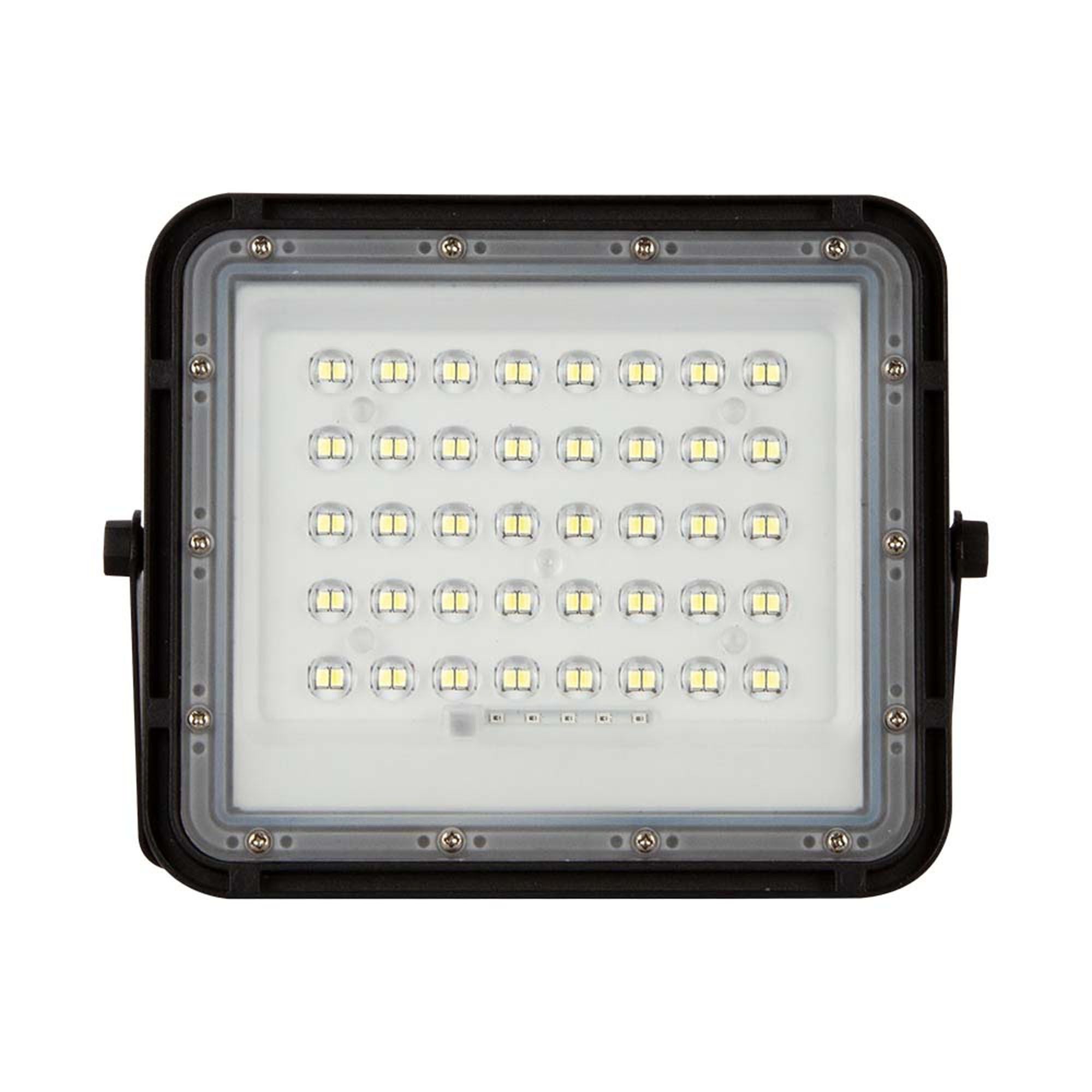 V Tac 40w Led Solar Floodlight Outdoor Wall Light Black