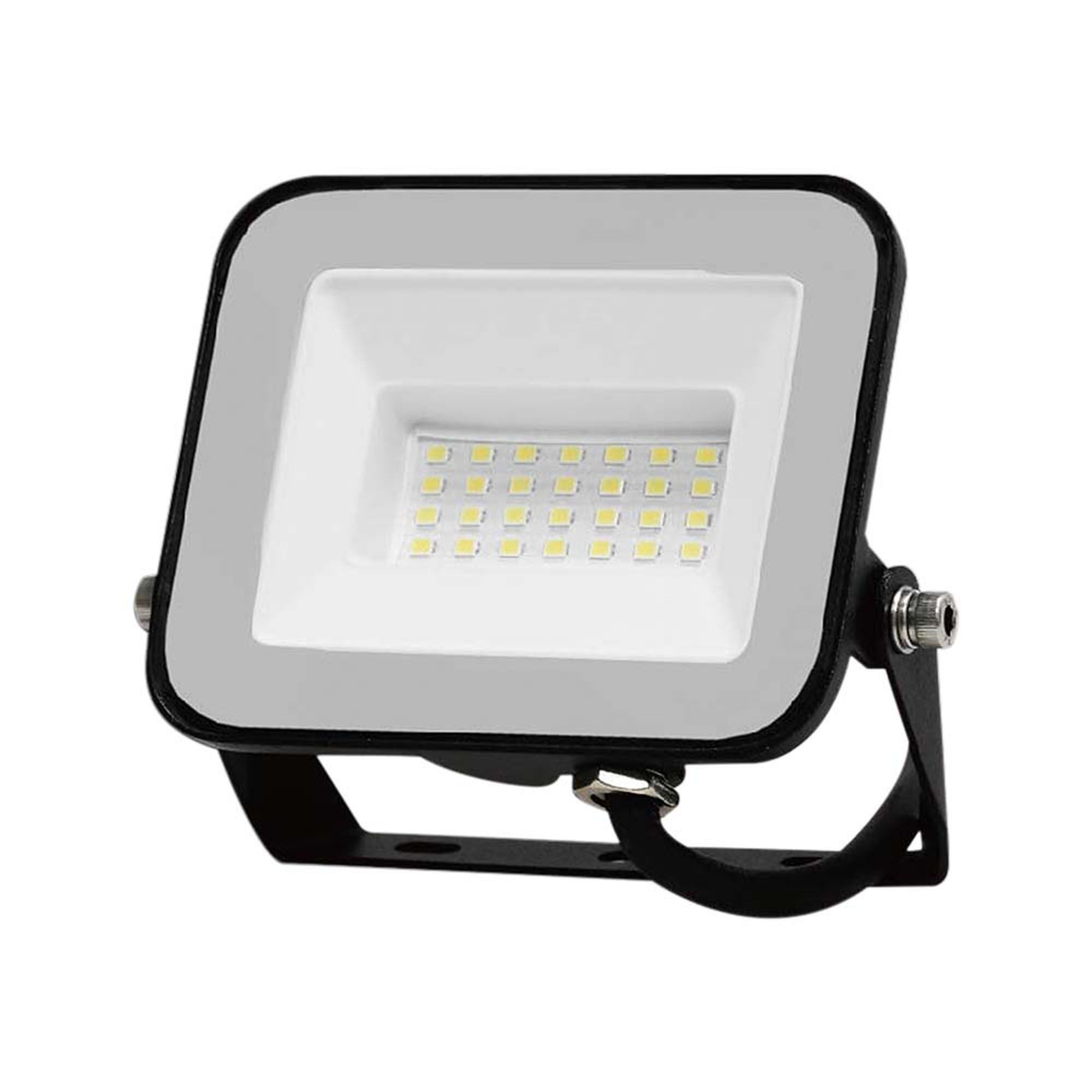 V Tac 20w Led Floodlight Outdoor Wall Light Black