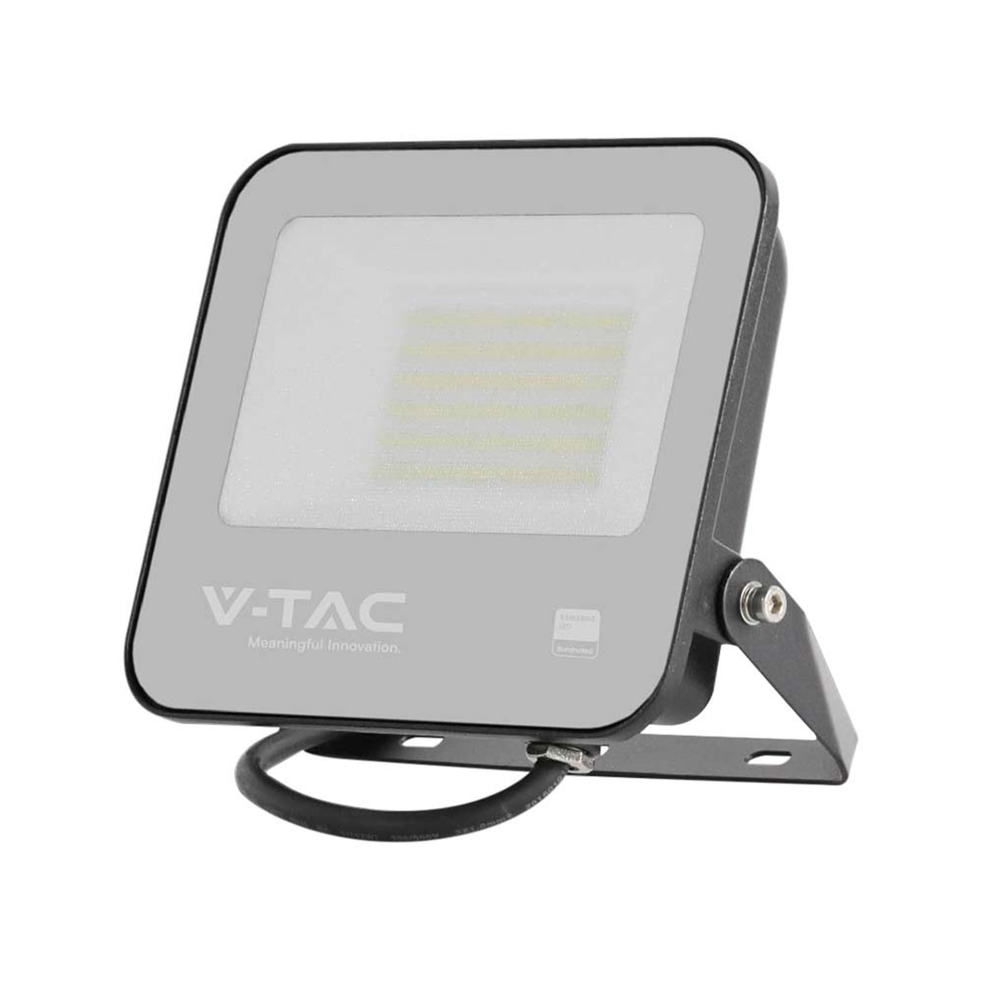 V Tac 50w Led Floodlight Outdoor Wall Light Black