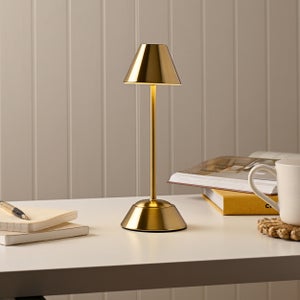 Hestia Thin Stem Rechargeable Colour Changing Led Touch Table Lamp