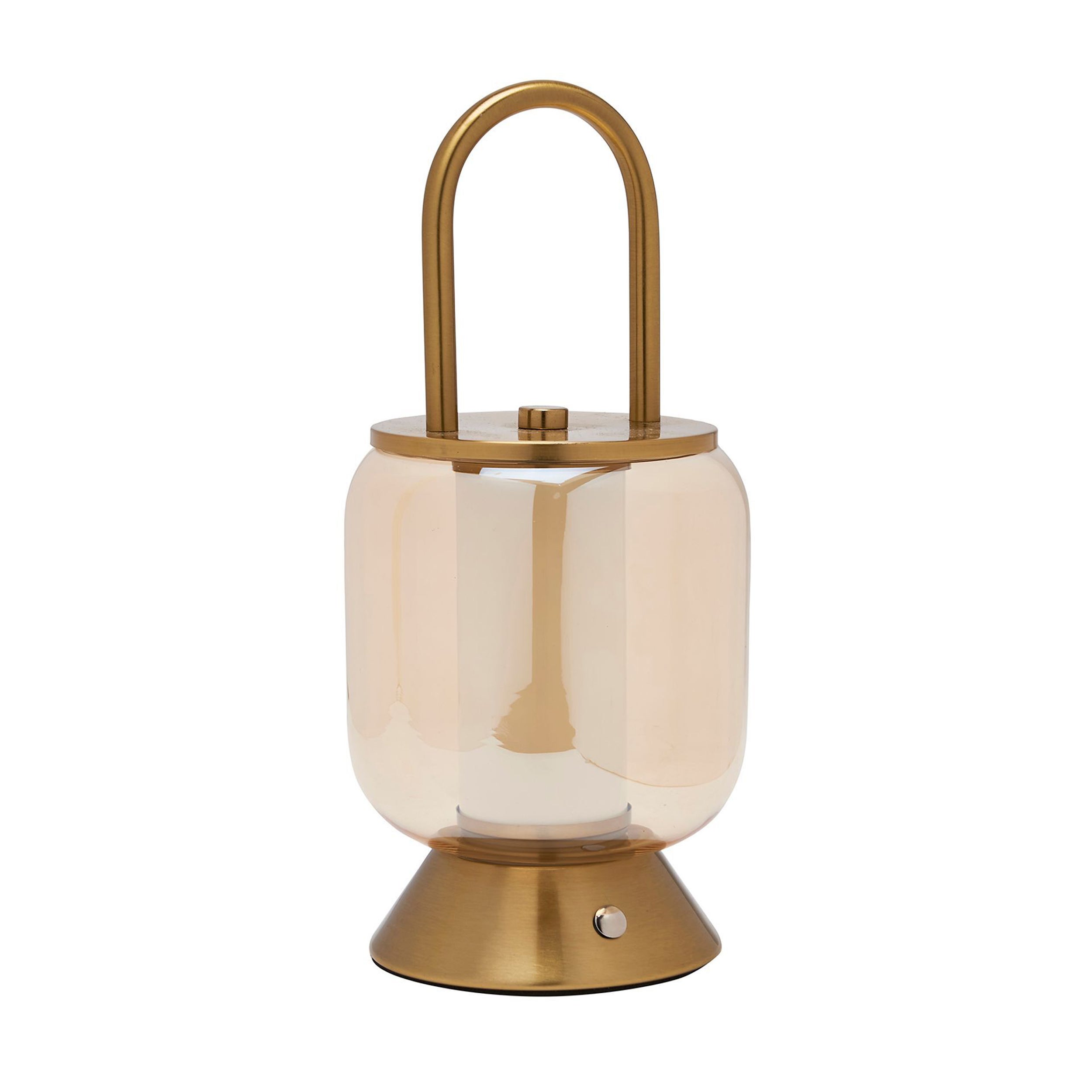 Photos - Desk Lamp Hestia Lantern Rechargeable Colour Changing LED Touch Table Lamp Bronze