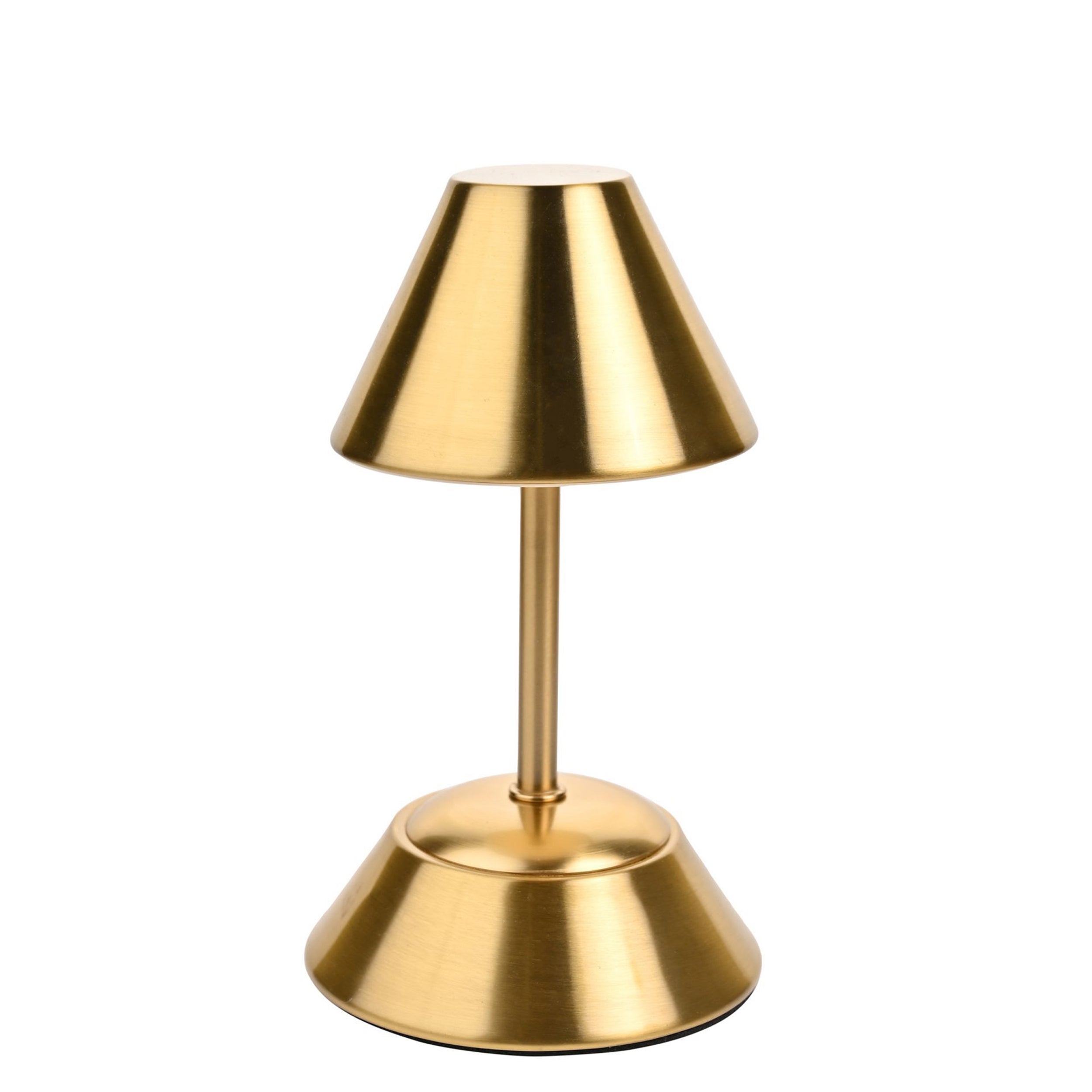 Hestia Small Bronze Rechargeable Colour Changing Led Touch Table Lamp Bronze