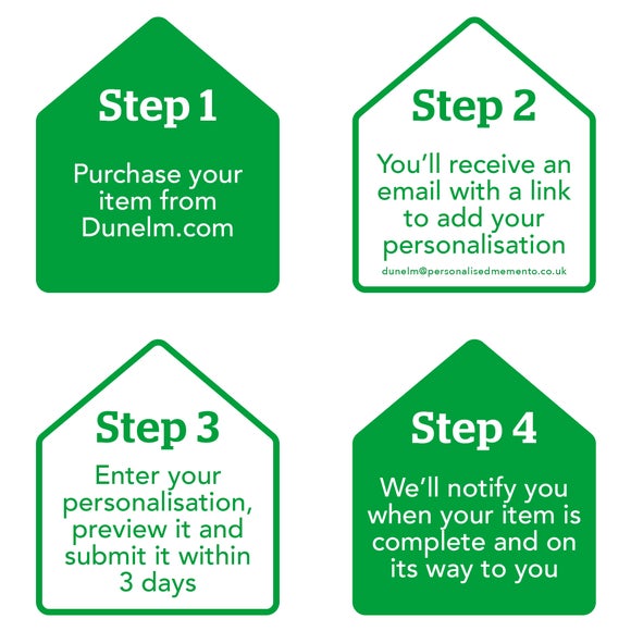 Personalised Deer Christmas Stocking Dunelm