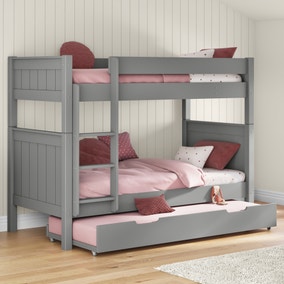 Classic Bunk Bed With Open Trundle