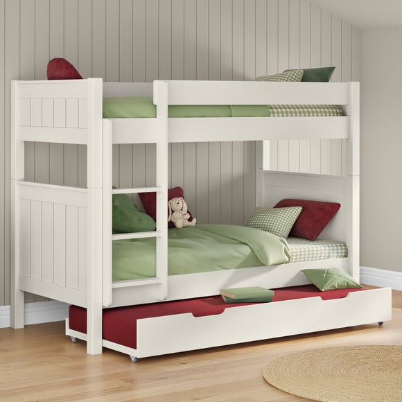 Classic Bunk Bed With Open Trundle