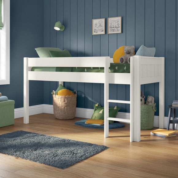 Stompa Classic Midsleeper Bed Frame White