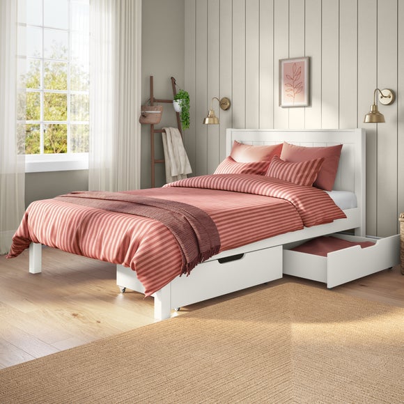Classic Low End Bed with 2 Underbed Drawers