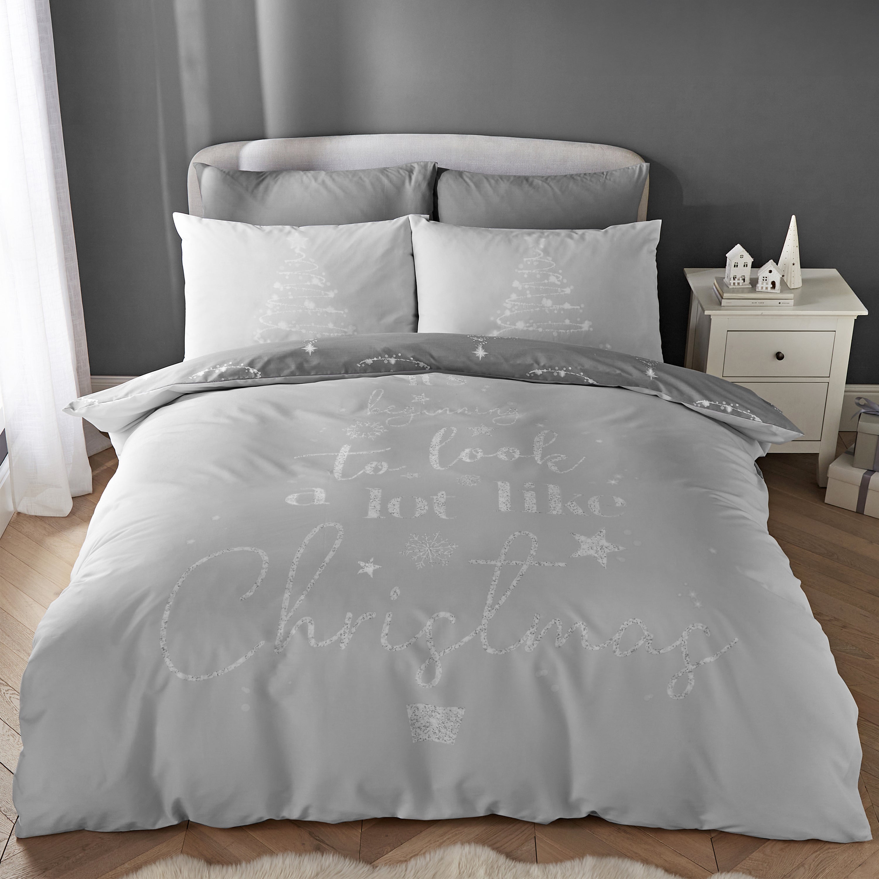 Photos - Bed Linen Catherine Lansfield A Lot Like Christmas Reversible Duvet Cover and Pillow 