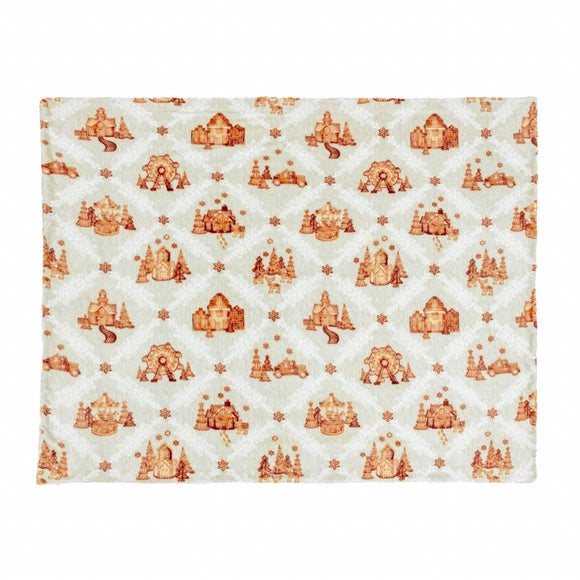 Gretel Sherpa Throw Blanket 130cm X 150cm