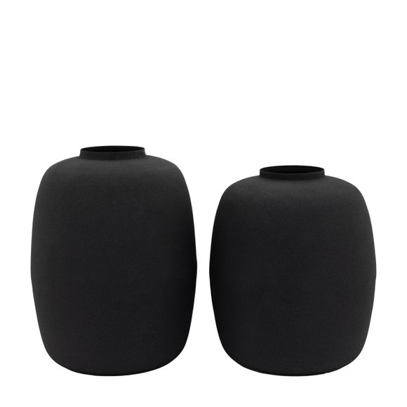 View Set Of 2 Damita Metal Vases View Set Of 2 Damita Metal Vases