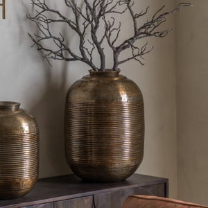 Cedar & Sage Medora Metal Vase