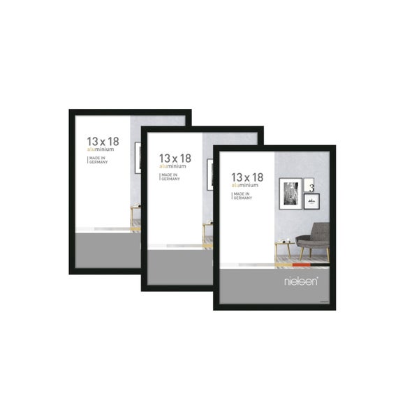 View Set Of 3 Nielsen Pixel Photo Frames