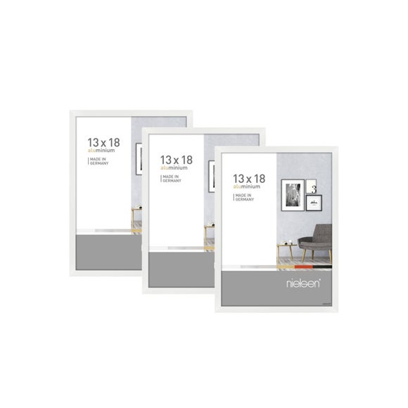 View Set Of 3 Nielsen Pixel Photo Frames