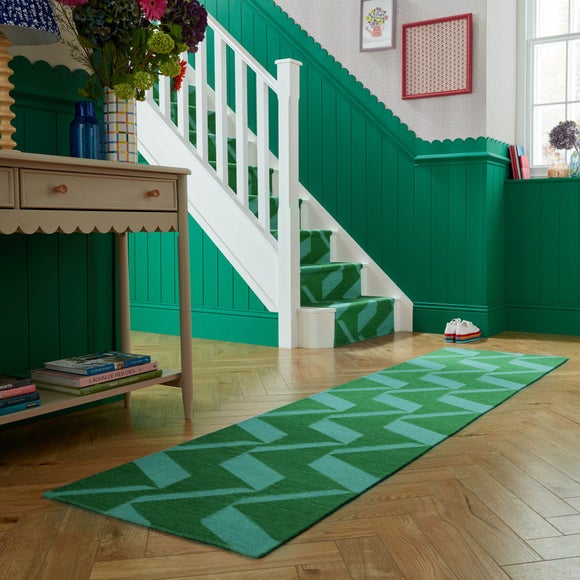 Click to view product details and reviews for Sophie Robinson Zig Zag Wool Runner.