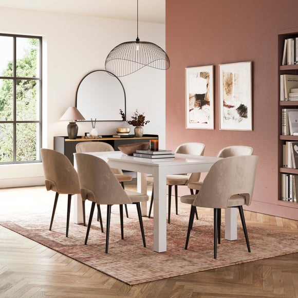 Click to view product details and reviews for Harlington 8 10 Seater Extendable Dining Table Gloss.