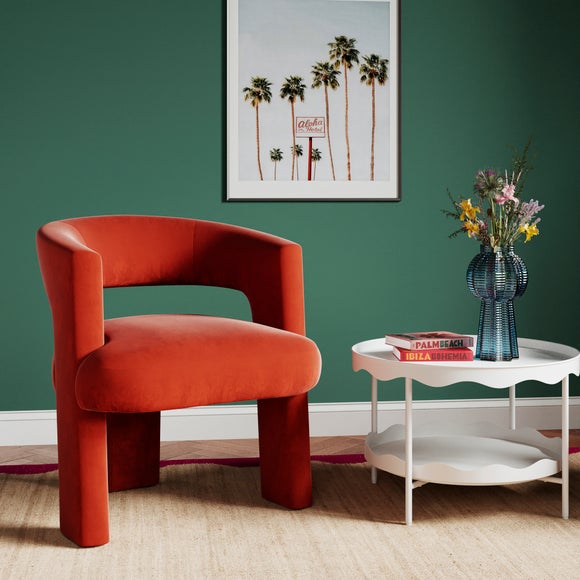 Remi Velvet Accent Chair