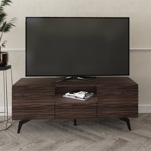 Ashcroft Tv Stand For Tvs Up To 48 Dark Walnut