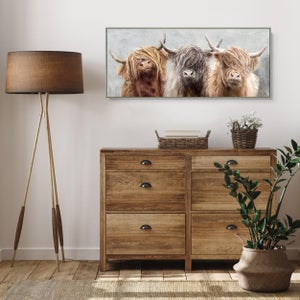 Cedar & Sage Three Of A Kind Framed Canvas