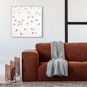 Cedar & Sage Downhill Framed Print