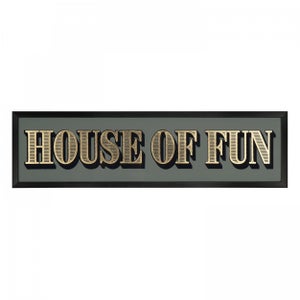 Cedar & Sage House Of Fun Framed Print