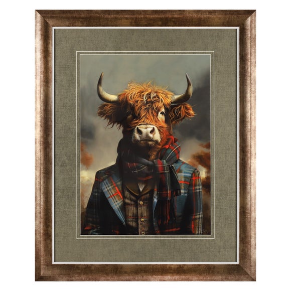 Cedar & Sage Dapper Highlander Framed Print