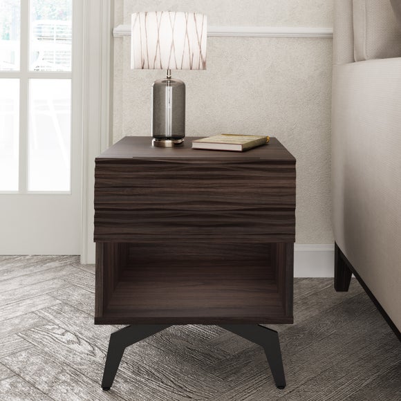 Ashcroft Side Table Dark Walnut