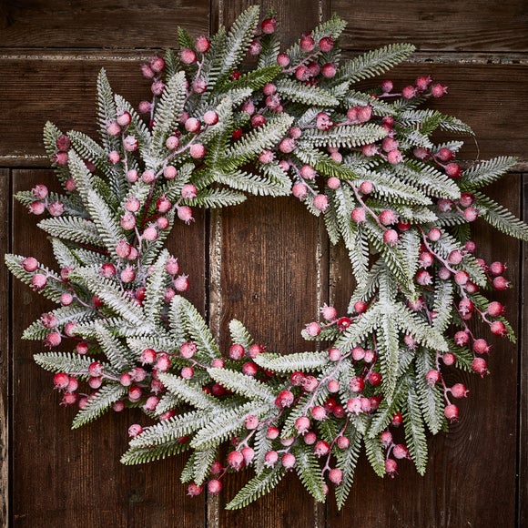 View Dusted Berries Wreath