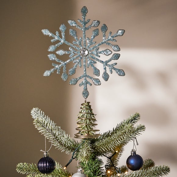 Metal Snowflake Tree Topper
