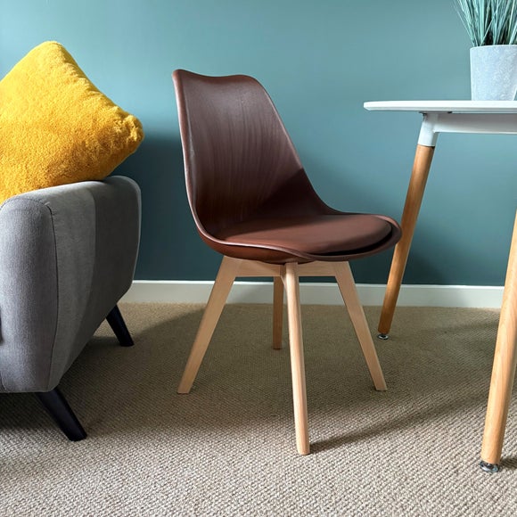 View Fusion Living Soho Plastic Dining Chair With Squared Legs View Fusion Living Soho Plastic Dining Chair With Squared Legs