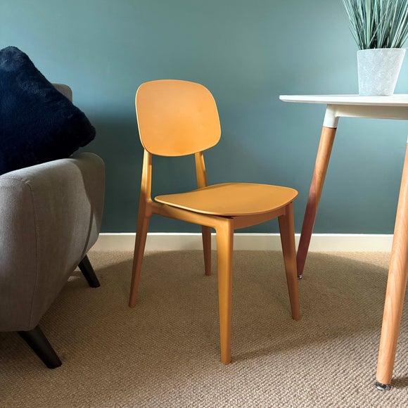 Fusion Living Oslo Plastic Dining Chair Dunelm