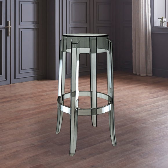 Fusion Living Ghost Style Counter Height Bar Stool