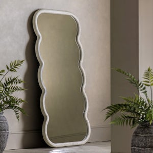 Cedar & Sage Arber Wavy Rectangle Full Length Leaner Mirror