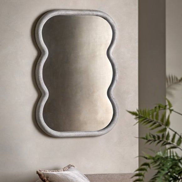 Arber Wavy Rectangle Wall Mirror