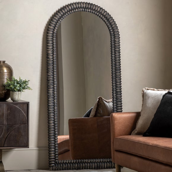 Sawan Arched Distressed Full Length Leaner Mirror