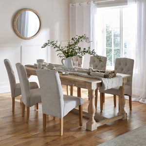 Bridget 6-8 Seater Rectangular Dining Table- Mango Wood