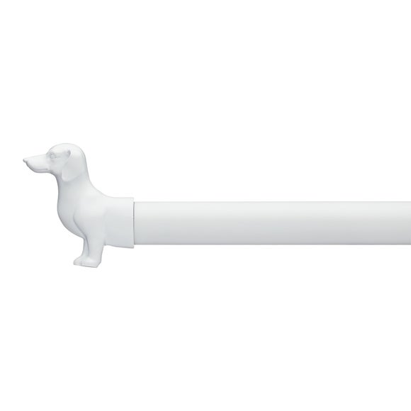 Bertie Dog Extendable Metal Eyelet Curtain Pole