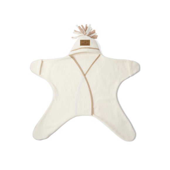 Clair de Lune Star Fleece Wrap Blanket