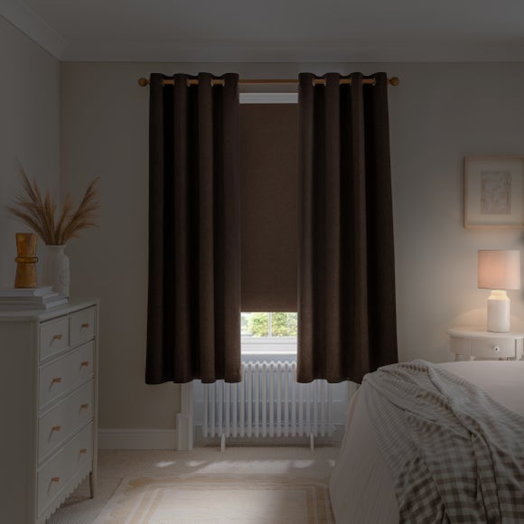 Luna Simply Fit Blackout Roller Blind