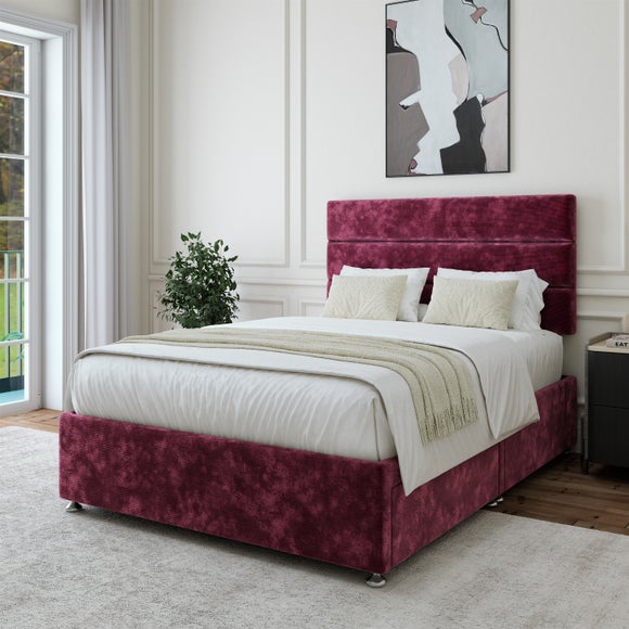 Luxury Chenille Universal Divan Base