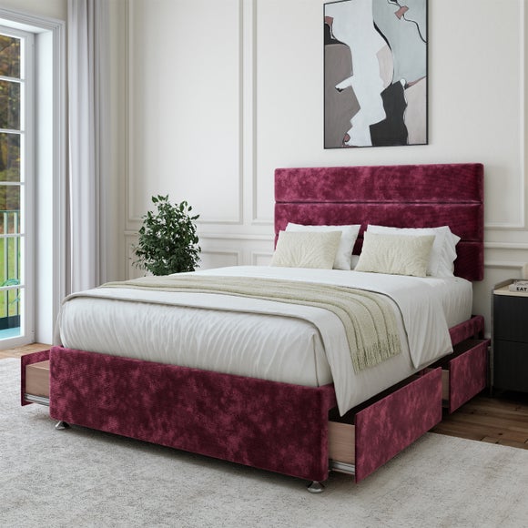 Luxury Chenille Universal Divan Base