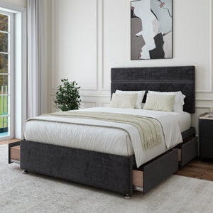 Plush Chenille Universal Divan Base